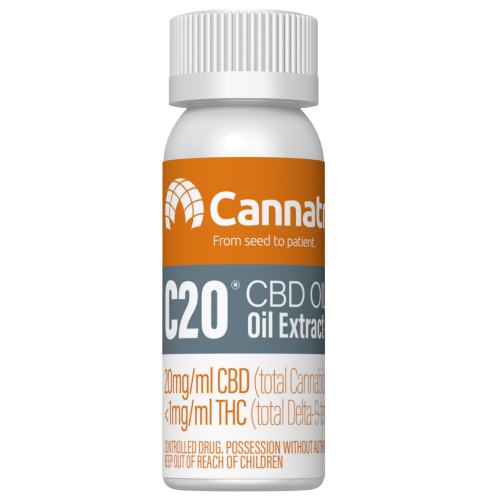 Cannatrek C20 CBD Oil 25mL + (5 x 1mL Precise Dose Syringes)