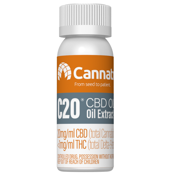 Cannatrek C20 CBD Oil 25mL + (5 x 1mL Precise Dose Syringes)