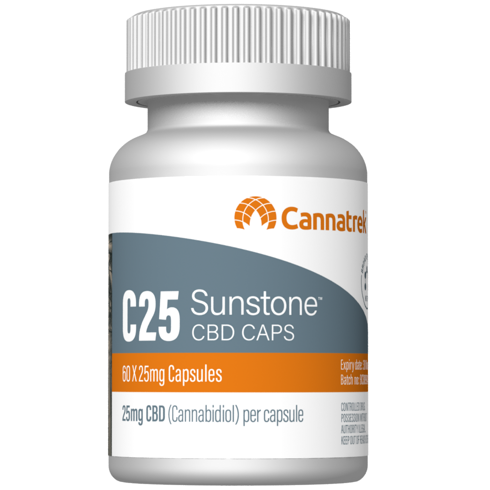 Cannatrek C25 Sunstone 60 caps