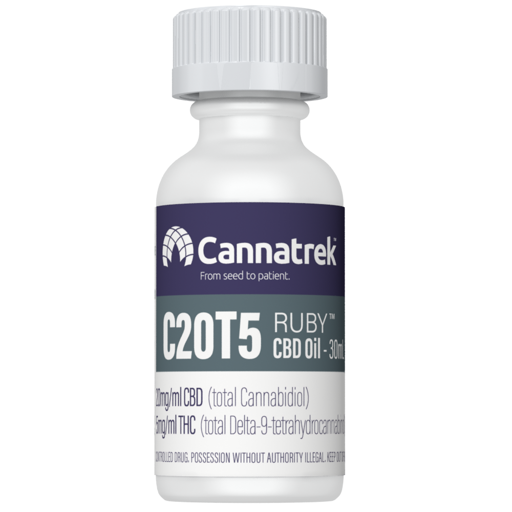 Cannatrek C20T5 Ruby Oil 30mL + (5 x 1mL Precise Dose Syringes)