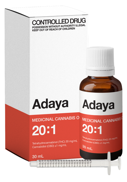 Adaya 20:1 Oil 30mL + (5 x 1mL Precise Dose Syringes)